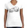 Women's Fine Jersey V-Neck Tee Women's Fine Jersey V-Neck Tee Thumbnail