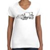 Women's Fine Jersey V-Neck Tee Women's Fine Jersey V-Neck Tee Thumbnail