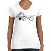 Women's Fine Jersey V-Neck Tee Women's Fine Jersey V-Neck Tee Thumbnail