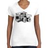 Women's Fine Jersey V-Neck Tee Women's Fine Jersey V-Neck Tee Thumbnail