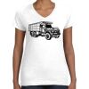 Women's Fine Jersey V-Neck Tee Women's Fine Jersey V-Neck Tee Thumbnail