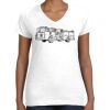 Women's Fine Jersey V-Neck Tee Women's Fine Jersey V-Neck Tee Thumbnail