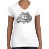 Women's Fine Jersey V-Neck Tee Women's Fine Jersey V-Neck Tee Thumbnail