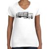 Women's Fine Jersey V-Neck Tee Women's Fine Jersey V-Neck Tee Thumbnail