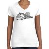 Women's Fine Jersey V-Neck Tee Women's Fine Jersey V-Neck Tee Thumbnail