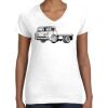 Women's Fine Jersey V-Neck Tee Women's Fine Jersey V-Neck Tee Thumbnail