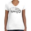 Women's Fine Jersey V-Neck Tee Women's Fine Jersey V-Neck Tee Thumbnail