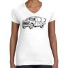 Women's Fine Jersey V-Neck Tee Women's Fine Jersey V-Neck Tee Thumbnail