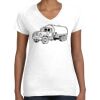 Women's Fine Jersey V-Neck Tee Women's Fine Jersey V-Neck Tee Thumbnail
