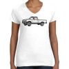 Women's Fine Jersey V-Neck Tee Women's Fine Jersey V-Neck Tee Thumbnail