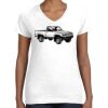 Women's Fine Jersey V-Neck Tee Women's Fine Jersey V-Neck Tee Thumbnail