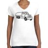 Women's Fine Jersey V-Neck Tee Women's Fine Jersey V-Neck Tee Thumbnail