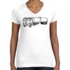 Women's Fine Jersey V-Neck Tee Women's Fine Jersey V-Neck Tee Thumbnail