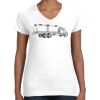 Women's Fine Jersey V-Neck Tee Women's Fine Jersey V-Neck Tee Thumbnail