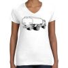 Women's Fine Jersey V-Neck Tee Women's Fine Jersey V-Neck Tee Thumbnail