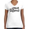 Women's Fine Jersey V-Neck Tee Women's Fine Jersey V-Neck Tee Thumbnail