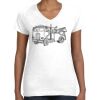 Women's Fine Jersey V-Neck Tee Women's Fine Jersey V-Neck Tee Thumbnail