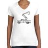 Women's Fine Jersey V-Neck Tee Women's Fine Jersey V-Neck Tee Thumbnail