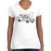 Women's Fine Jersey V-Neck Tee Women's Fine Jersey V-Neck Tee Thumbnail