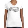 Women's Fine Jersey V-Neck Tee Women's Fine Jersey V-Neck Tee Thumbnail