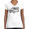 Women's Fine Jersey V-Neck Tee Women's Fine Jersey V-Neck Tee Thumbnail