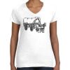 Women's Fine Jersey V-Neck Tee Women's Fine Jersey V-Neck Tee Thumbnail