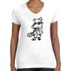Women's Fine Jersey V-Neck Tee Women's Fine Jersey V-Neck Tee Thumbnail