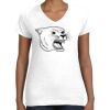 Women's Fine Jersey V-Neck Tee Women's Fine Jersey V-Neck Tee Thumbnail