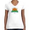 Women's Fine Jersey V-Neck Tee Women's Fine Jersey V-Neck Tee Thumbnail