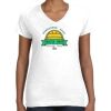 Women's Fine Jersey V-Neck Tee Women's Fine Jersey V-Neck Tee Thumbnail