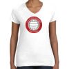 Women's Fine Jersey V-Neck Tee Women's Fine Jersey V-Neck Tee Thumbnail