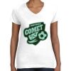Women's Fine Jersey V-Neck Tee Women's Fine Jersey V-Neck Tee Thumbnail