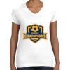 Women's Fine Jersey V-Neck Tee Women's Fine Jersey V-Neck Tee Thumbnail