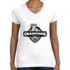 Women's Fine Jersey V-Neck Tee Women's Fine Jersey V-Neck Tee Thumbnail