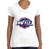 Women's Fine Jersey V-Neck Tee Women's Fine Jersey V-Neck Tee Thumbnail