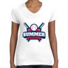 Women's Fine Jersey V-Neck Tee Women's Fine Jersey V-Neck Tee Thumbnail