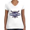 Women's Fine Jersey V-Neck Tee Women's Fine Jersey V-Neck Tee Thumbnail