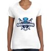 Women's Fine Jersey V-Neck Tee Women's Fine Jersey V-Neck Tee Thumbnail