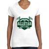 Women's Fine Jersey V-Neck Tee Women's Fine Jersey V-Neck Tee Thumbnail