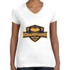 Women's Fine Jersey V-Neck Tee Women's Fine Jersey V-Neck Tee Thumbnail