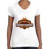 Women's Fine Jersey V-Neck Tee Women's Fine Jersey V-Neck Tee Thumbnail