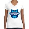 Women's Fine Jersey V-Neck Tee Women's Fine Jersey V-Neck Tee Thumbnail