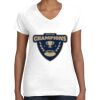 Women's Fine Jersey V-Neck Tee Women's Fine Jersey V-Neck Tee Thumbnail