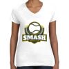 Women's Fine Jersey V-Neck Tee Women's Fine Jersey V-Neck Tee Thumbnail