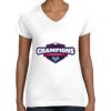 Women's Fine Jersey V-Neck Tee Women's Fine Jersey V-Neck Tee Thumbnail