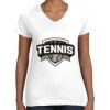 Women's Fine Jersey V-Neck Tee Women's Fine Jersey V-Neck Tee Thumbnail