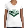 Women's Fine Jersey V-Neck Tee Women's Fine Jersey V-Neck Tee Thumbnail