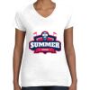 Women's Fine Jersey V-Neck Tee Women's Fine Jersey V-Neck Tee Thumbnail