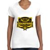 Women's Fine Jersey V-Neck Tee Women's Fine Jersey V-Neck Tee Thumbnail
