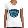Women's Fine Jersey V-Neck Tee Women's Fine Jersey V-Neck Tee Thumbnail